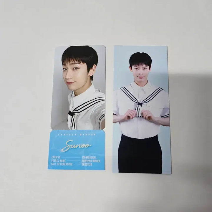 [BUNJANG] ENHYPEN World Ver. Marine Boy Sunoo / 엔하이픈 월드 마린보이 키트 버전 선우