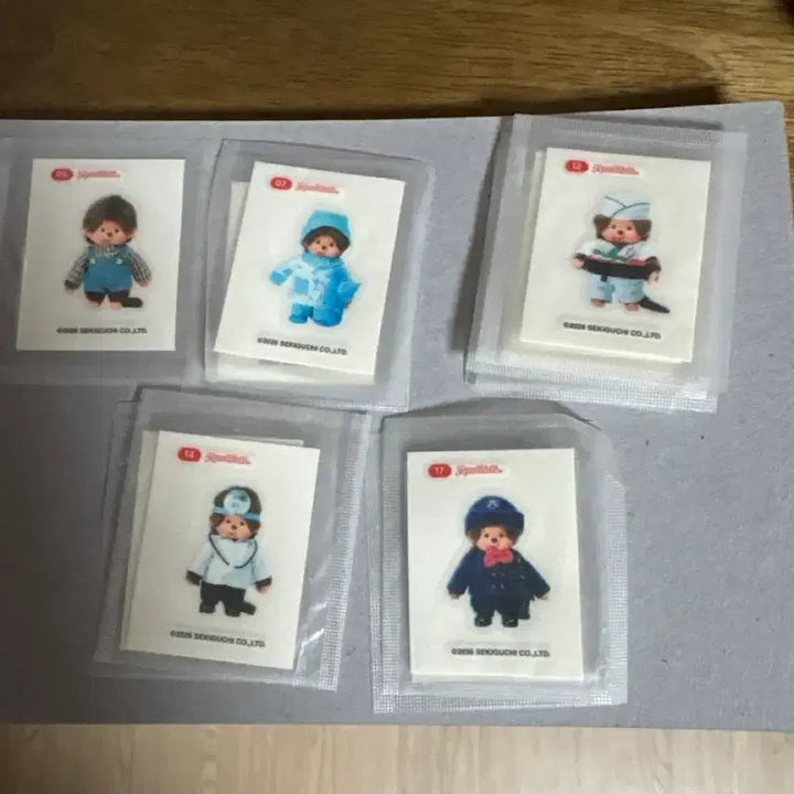 [BUNJANG] Monchhichi TtiBusil Stickers / 몬치치 띠부씰