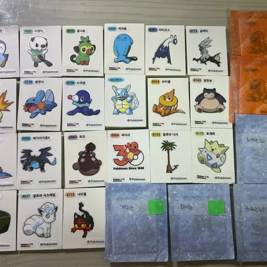 [BUNJANG] Pokemon Stickers / 포켓몬 띠부씰