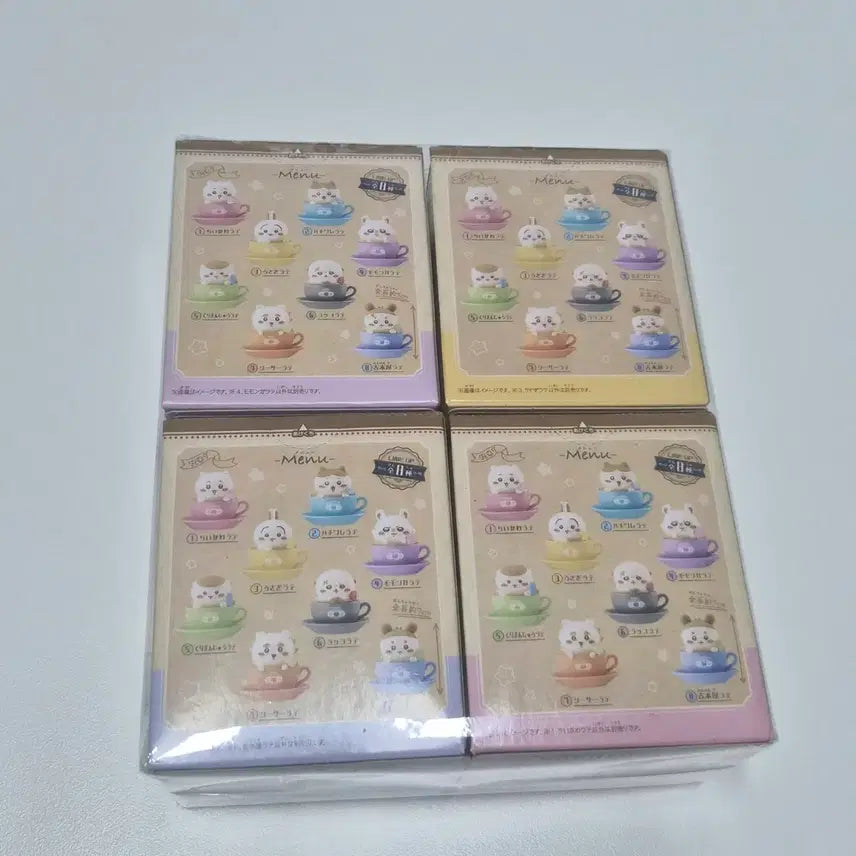 [BUNJANG] Cheekywa Latte Art Coffee Cups Set (4 Types) / 치이카와 먼작귀 라떼아트 커피잔 4종 (치이카와, 우사기, 모몽가, 카니