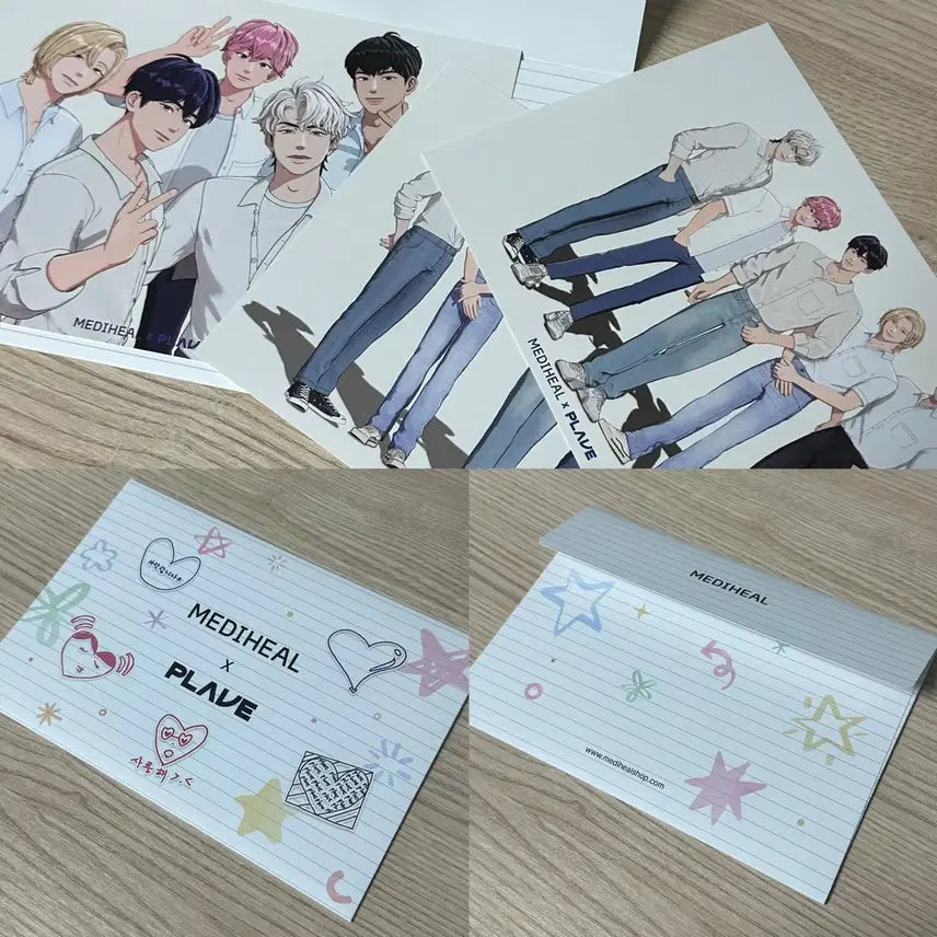 [BUNJANG] PlaYve Mediheal 1st Photocard / 플레이브 메디힐 포카+아크릴+엽서3종