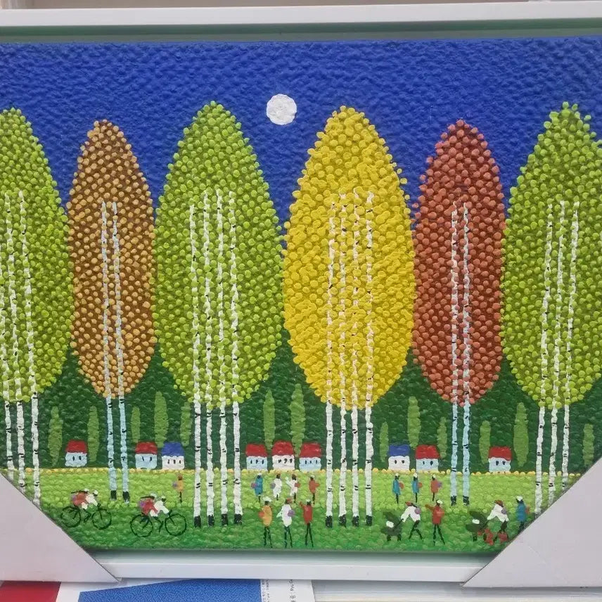 [BUNJANG] Kim Gil-sang "Rest" Original Painting / 김길상 화백 휴식 (원화)