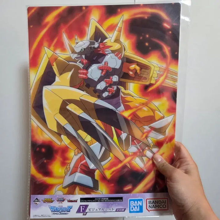[BUNJANG] Digimon Adventure Greymon Visual Sheet Poster / 캐릭터 인형 만화 굿즈 디지몬 어드벤처 워그레이몬 포스터 비주얼시트
