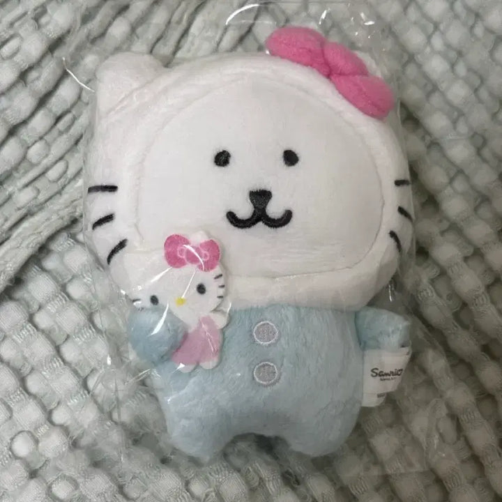 [BUNJANG] Hello Kitty X Nongdamgom Mascot Doll Keyring / 헬로키티 농담곰 마스코트 인형 키링