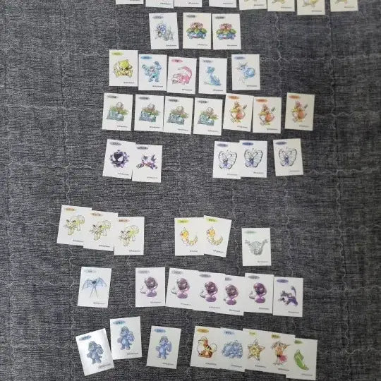 [BUNJANG] Pokemon Stickers Bundle Set / 포켓몬 띠부씰 일괄