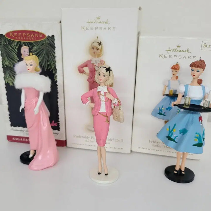 [BUNJANG] Hallmark Barbie Figure Ornament Unused / 홀마크 바비인형 피규어 오너먼트 미사용품