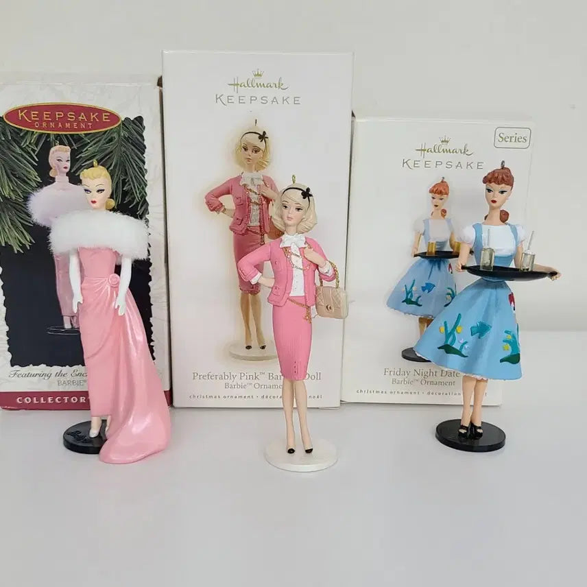 [BUNJANG] Hallmark Barbie Figure Ornament Unused / 홀마크 바비인형 피규어 오너먼트 미사용품
