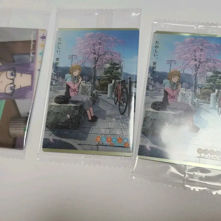 [BUNJANG] Yuru Camp Wafer Card / 유루캠 웨하스카드