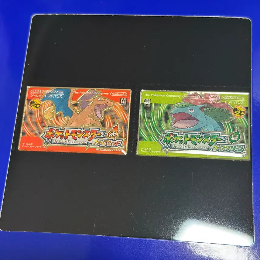 [BUNJANG] Pokemon Package Collection Pins FireRed LeafGreen / 포켓몬 패키지 컬렉션 핀즈 파이어레드 리프그린