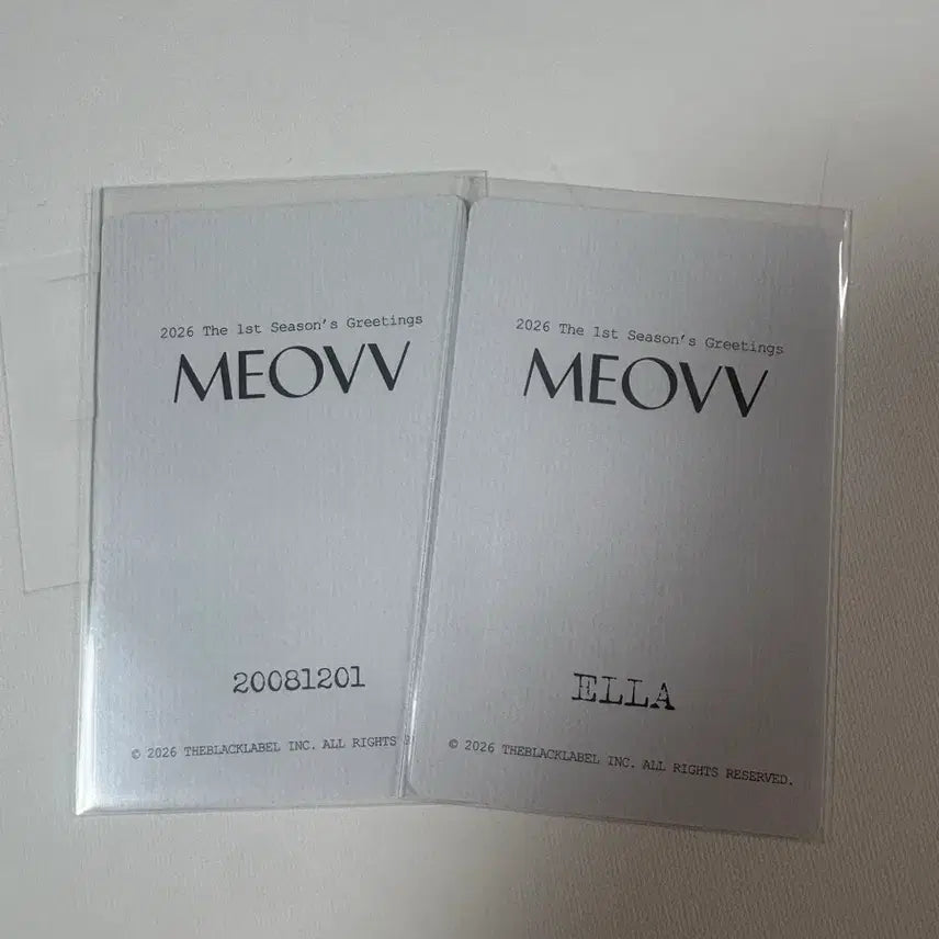 [BUNJANG] Miyaw Ella Signature Photocard Bundle Set / 미야오 엘라 시그 포카 일괄양도