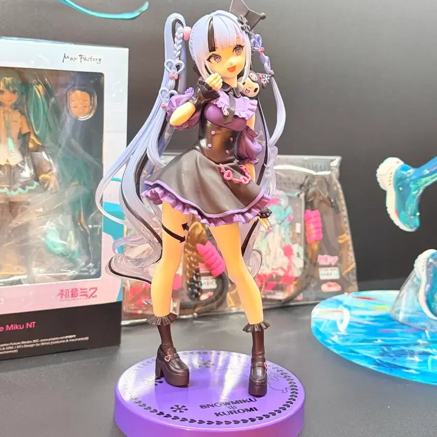 [BUNJANG] Hatsune Miku Yukimiku x Kuromi Collaboration Figure / 마지막 가격) 하츠네 미쿠 유키미쿠x쿠로미 콜라보 피규어