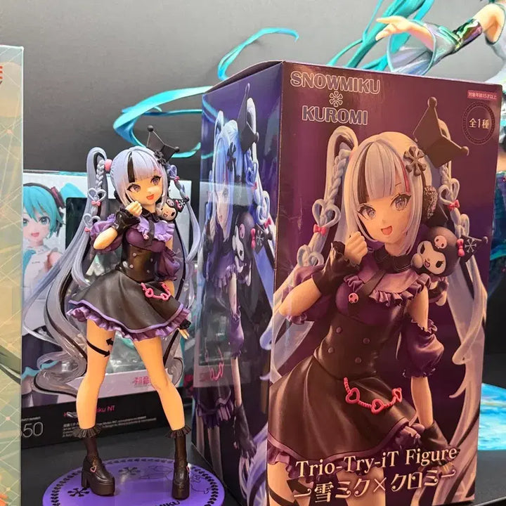 [BUNJANG] Hatsune Miku Yukimiku x Kuromi Collaboration Figure / 마지막 가격) 하츠네 미쿠 유키미쿠x쿠로미 콜라보 피규어