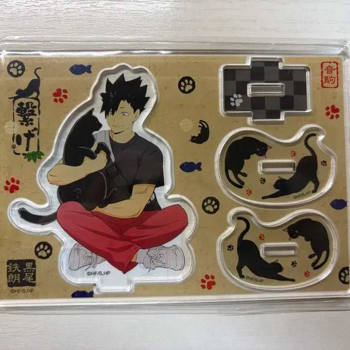 [BUNJANG] Haikyuu!! Tetsuro Kuroo Cat Acrylic Stand Kadokawa / 하이큐 쿠로오 테츠로 고양이 아크릴 스탠드 카도카와