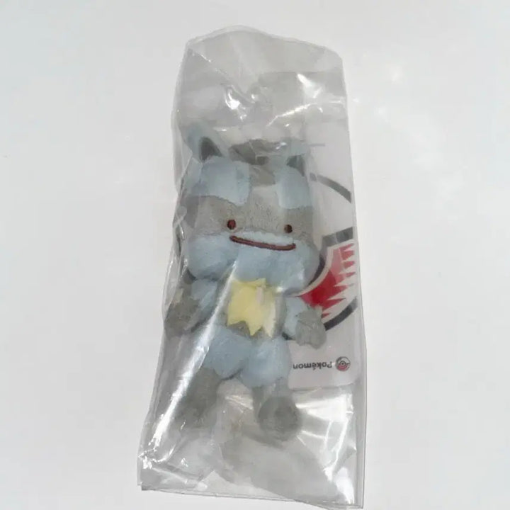 [BUNJANG] Pokemon Lucario Metamon Transform Keychain Plush Toy (Sealed) / [미개봉] 포켓몬 루카리오 변신 메타몽 키링 인형 중포센