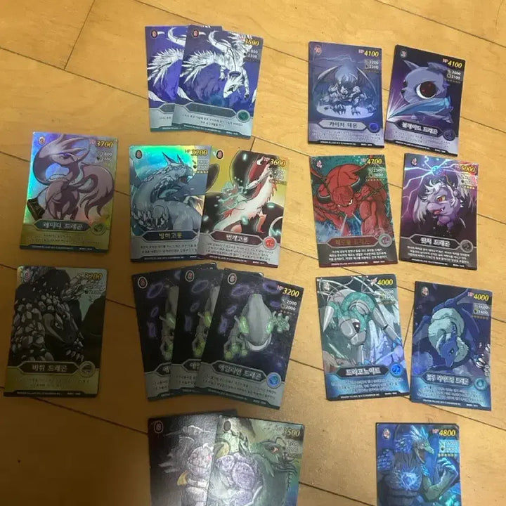 [BUNJANG] Dragon Village DV01-DV09 Hologram Cards / 드래곤빌리지 DV01~09 홀로그램 카드