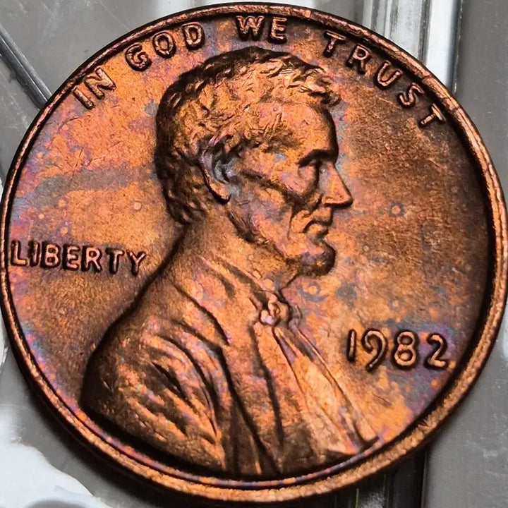 [BUNJANG] 1982 P Mint Lincoln Cent Copper Penny (3.11g) - Uncirculated / 1982년P 링컨 센트 구리 페니3,11그램.  완전미사용