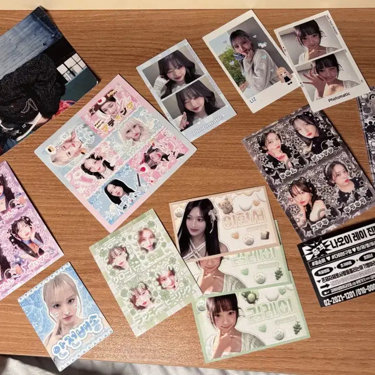 [BUNJANG] IVE Sticker Photocard Bundle Set / 아이브 굿즈 스티커 포토카드 일괄