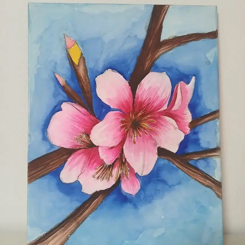 [BUNJANG] Hand-Painted Floral Artwork / 제가 그린 꽃 그림을 팝니다