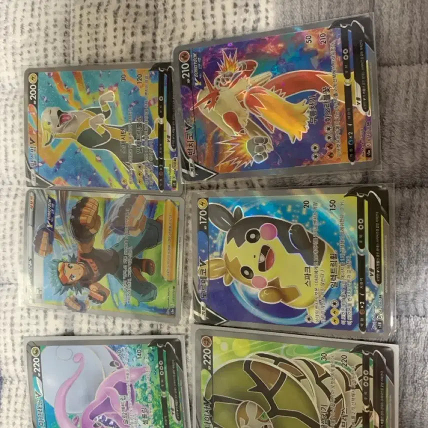 [BUNJANG] Pokemon Sword &amp; Shield SR Lot / 포켓몬 카드 소드 실버 sr 랏