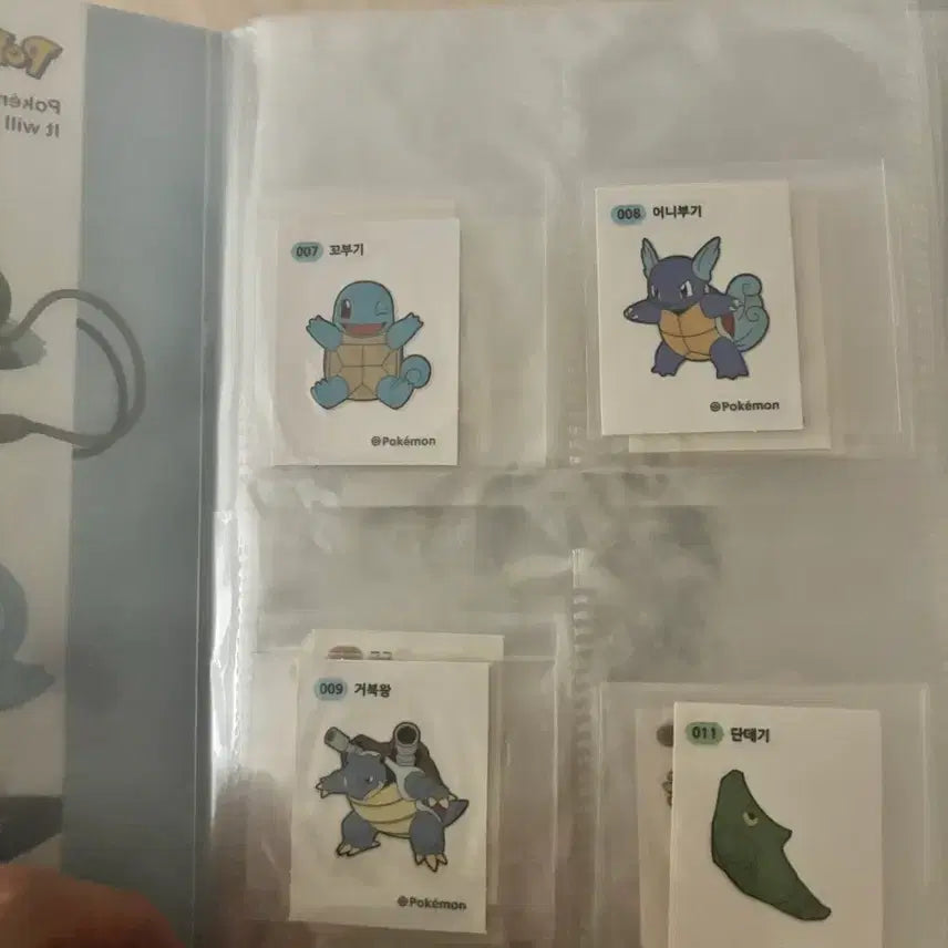 [BUNJANG] Pokemon Sticker Book + 30 Stickers / 포켓몬스터 띠부실 북+띠부실 30종