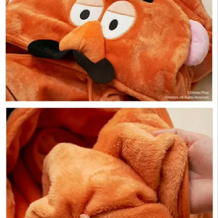 [BUNJANG] Disney Pixar Toy Story Potato Head Hooded Blanket / 토이스토리 포테이토헤드 후드담요