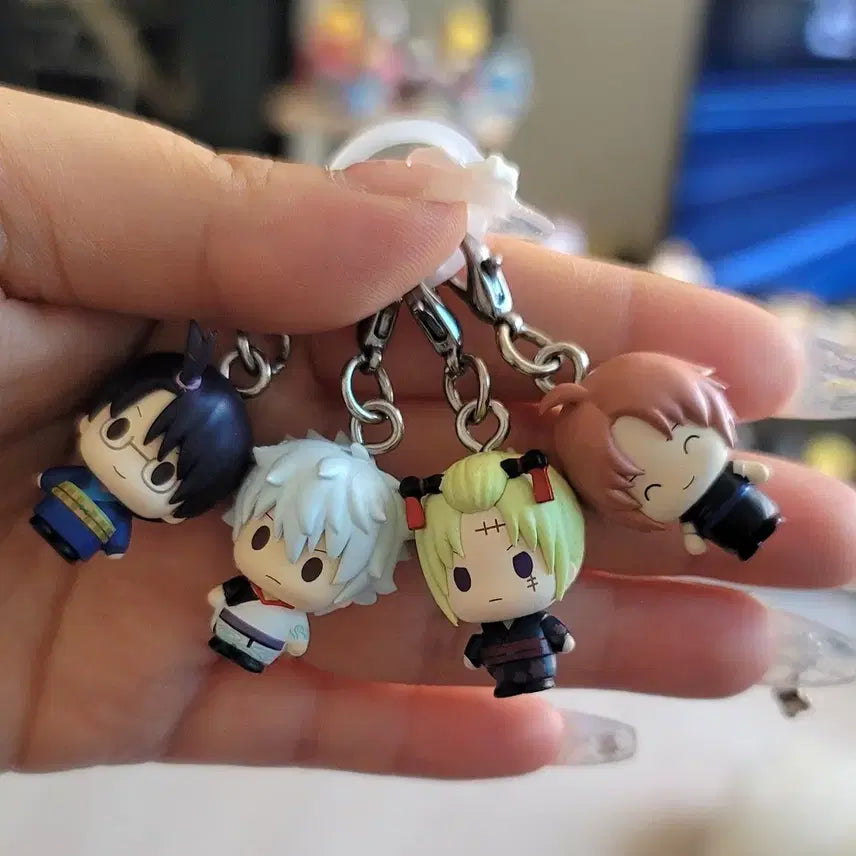 [BUNJANG] Gintama Yoshiwara Emblem Set / 은혼)은혼 가챠 요시와라 메지루시 4종 일괄판매