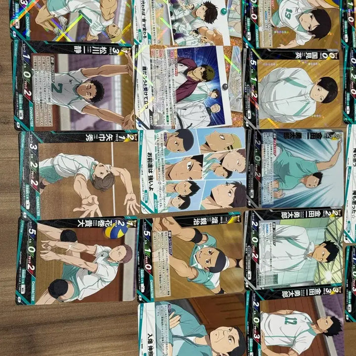 [BUNJANG] Haikyuu!! Aoba Johsai Seijo Trading Cards Bundle Set / 하이큐 바보카 아오바조사이 세이조 일괄