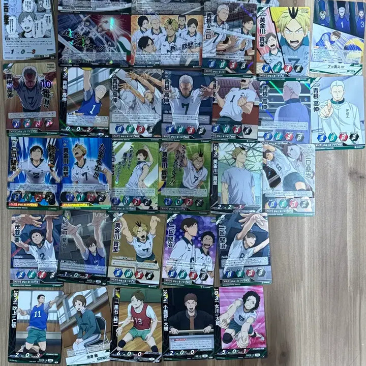 [BUNJANG] Haikyu!! Karasuno High School "Idiots" Card Bundle Set / 하이큐 바보카 다테공고 일괄