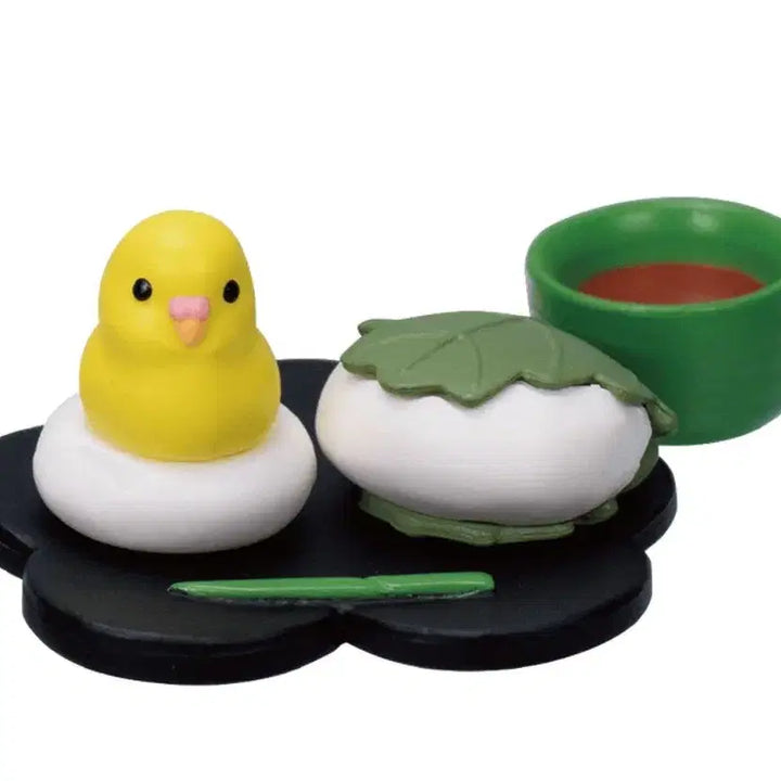 [BUNJANG] Bird Cafe Wagashi Gacha / [새상품] 화과자 잉꼬 가챠 잉꼬다방