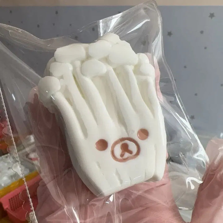 [BUNJANG] Enoki Mushroom Rilakkuma Squishy Toy / 파인애플쿠마 리락쿠마 타바 스퀴시 꺼만말 무락쿠마 팽이버섯쿠마 말랑이