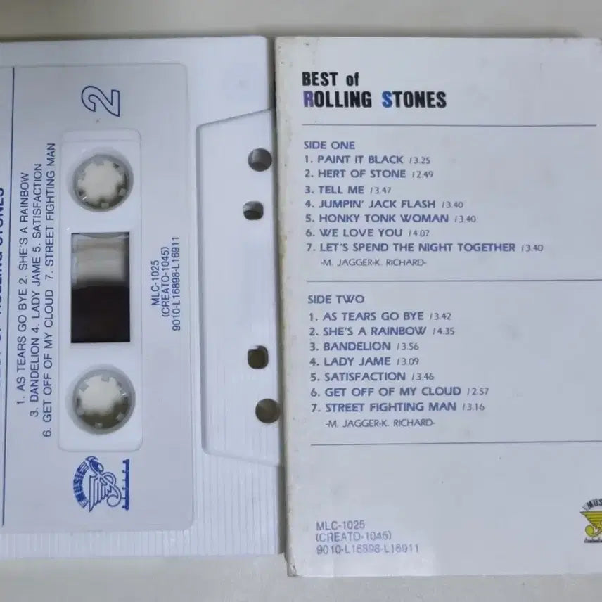 [BUNJANG] The Rolling Stones Best (Cassette Tape) / 롤링 스톤스 - 베스트 (카세트테이프)