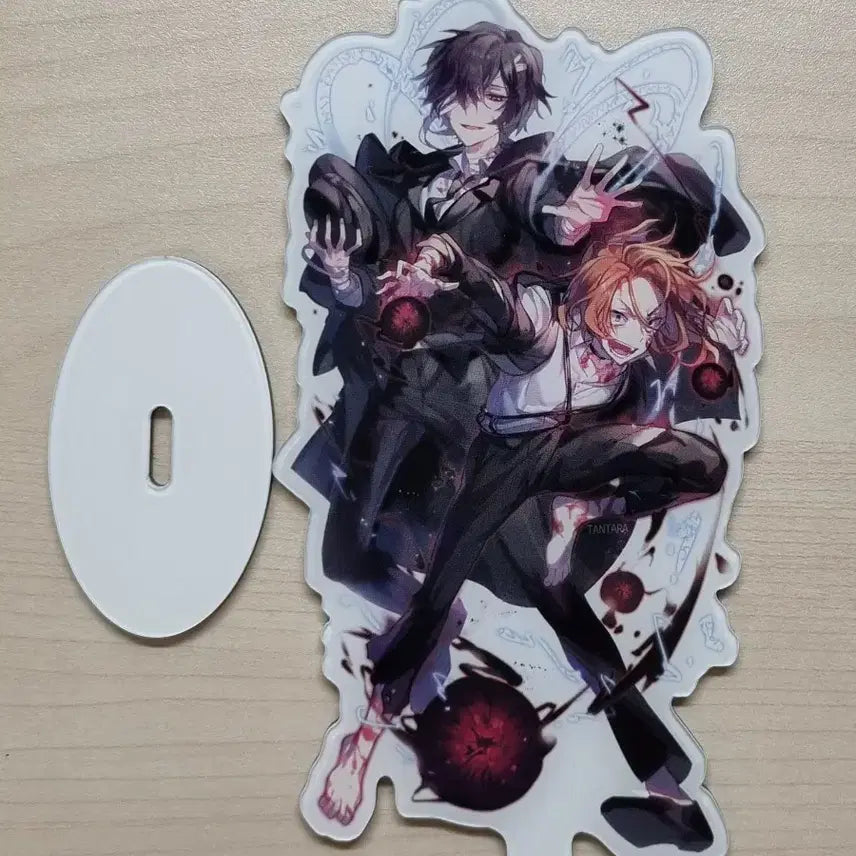 [BUNJANG] Bungo Stray Dogs Dazai Chuuya Double Black Acrylic Stand / 문호스트레이독스 비공식 굿즈 문스독 비공굿 쌍흑 아크릴스탠드 다자이 츄야