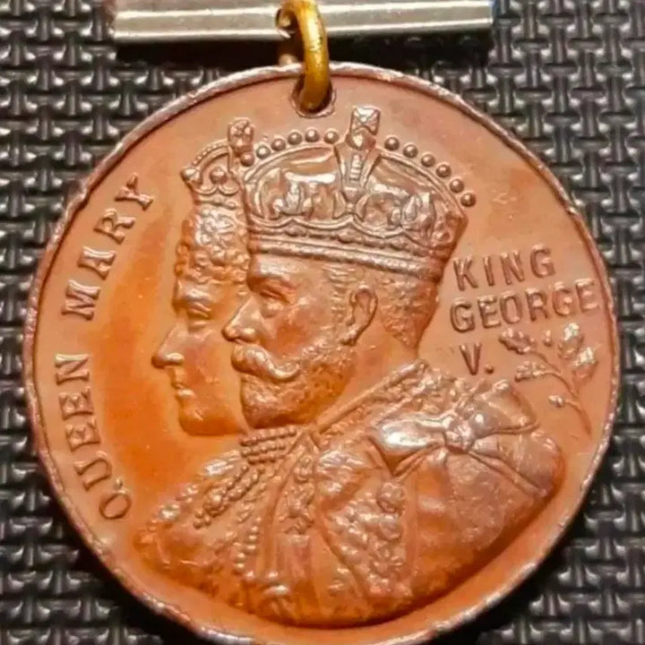 [BUNJANG] Rare British 1913 George V &amp; Queen Mary Medal / 희귀 영국 1913년 조지5세&amp;메리퀸 메달. 외국주화 동전 주화 화폐