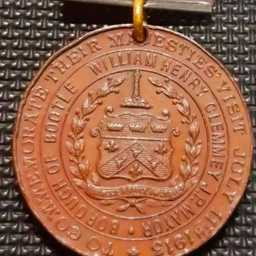 [BUNJANG] Rare British 1913 George V &amp; Queen Mary Medal / 희귀 영국 1913년 조지5세&amp;메리퀸 메달. 외국주화 동전 주화 화폐