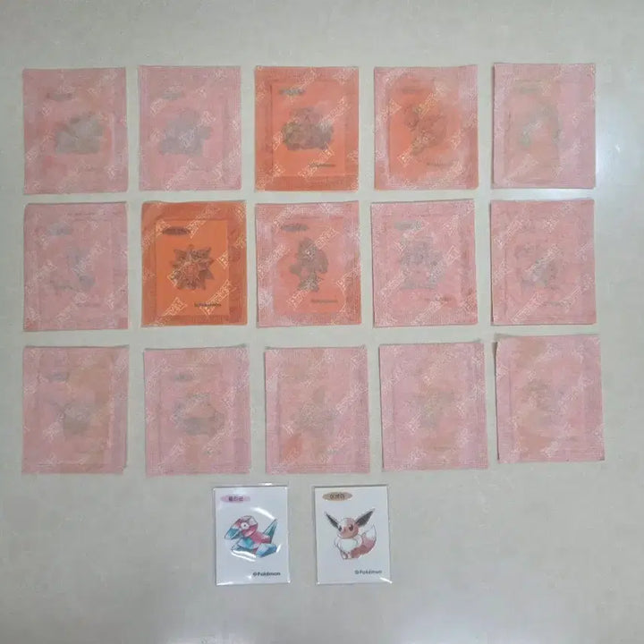 [BUNJANG] Pokemon Bread Stickers Bundle (17 pcs) / 포켓몬 띠부씰 17개 일괄 판매합니다(미개봉)