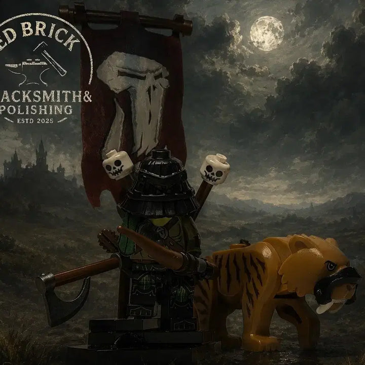[BUNJANG] LEGO Black Castle Diorama "Orc Rider" Custom Build / 레고 블랙캐슬 디오라마 "오크 라이더"