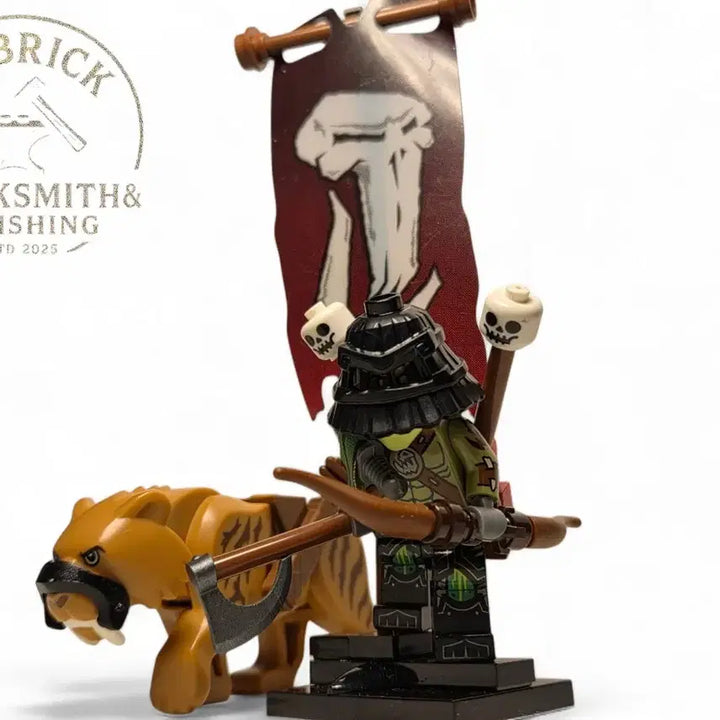 [BUNJANG] LEGO Black Castle Diorama "Orc Rider" Custom Build / 레고 블랙캐슬 디오라마 "오크 라이더"