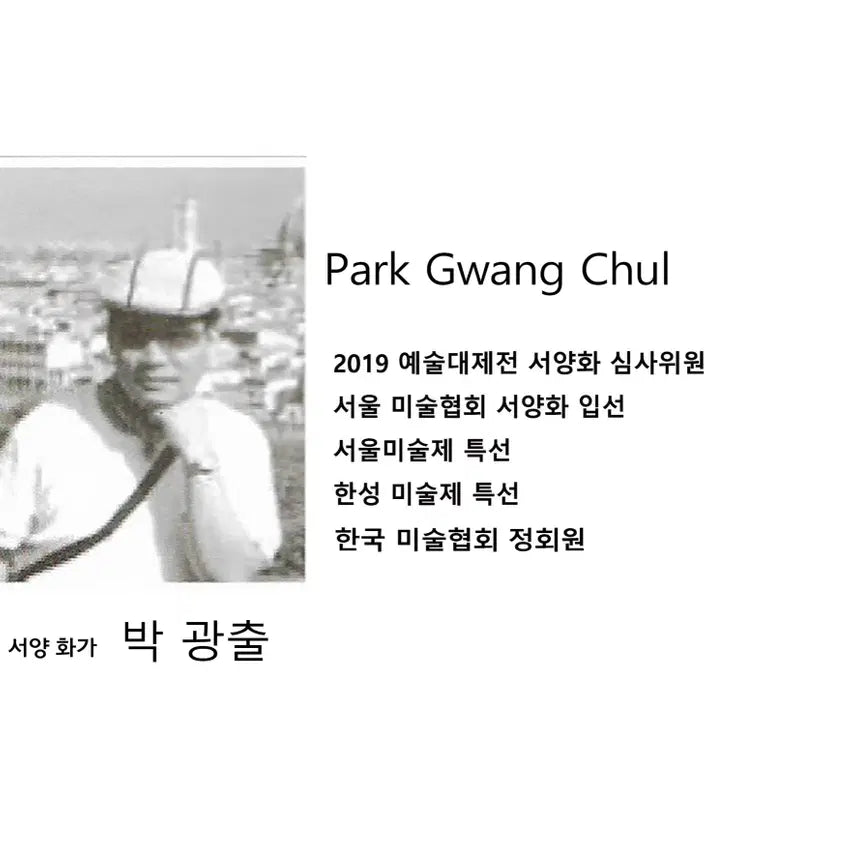[BUNJANG] Park Kwangchul "Dawn" 10-count Oil Painting on Canvas / 새벽의 계룡산 "여명"