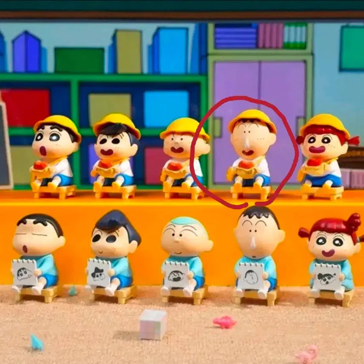 [BUNJANG] Crayon Shin-chan Sunflower Class Series Maenggu Figure / 짱구는 못말려 해바라기반 시리즈 맹구 피규어