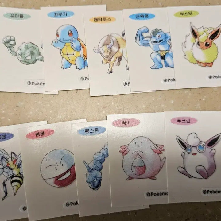 [BUNJANG] Pokemon 30th Anniversary Sticker Bundle Set / 포켓몬 30주년 띠부씰 일괄