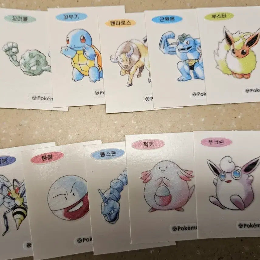 [BUNJANG] Pokemon 30th Anniversary Sticker Bundle Set / 포켓몬 30주년 띠부씰 일괄