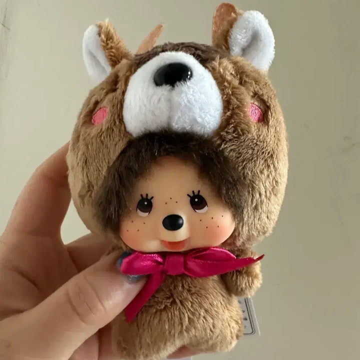 [BUNJANG] Sekiguchi Monchhichi Nara Deer Limited Edition Mini Doll Keychain / 세키구치 몬치치 나라 사슴 한정판 미니 인형 키링