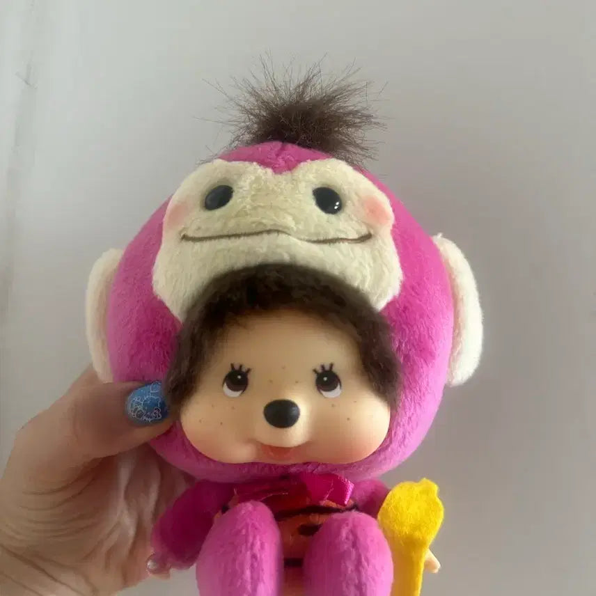 [BUNJANG] Sekiguchi Monchhichi Chamiko Monkey Keyring / 정품 세키구치 몬치치 차메코 원숭이 키링