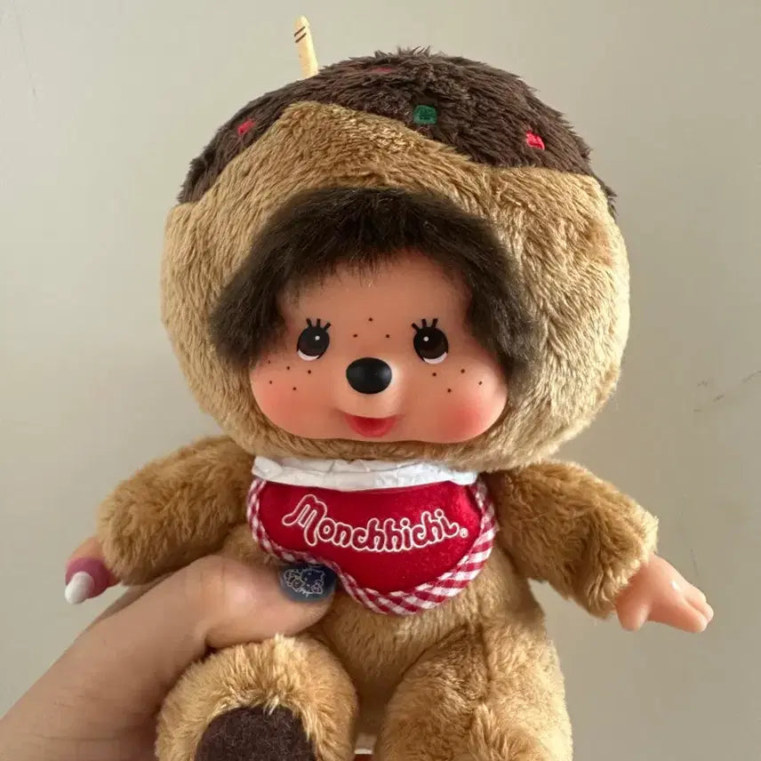 [BUNJANG] Sekiguchi Monchhichi Takoyaki Plush / 세키구치 몬치치 정품 타코야끼 인형