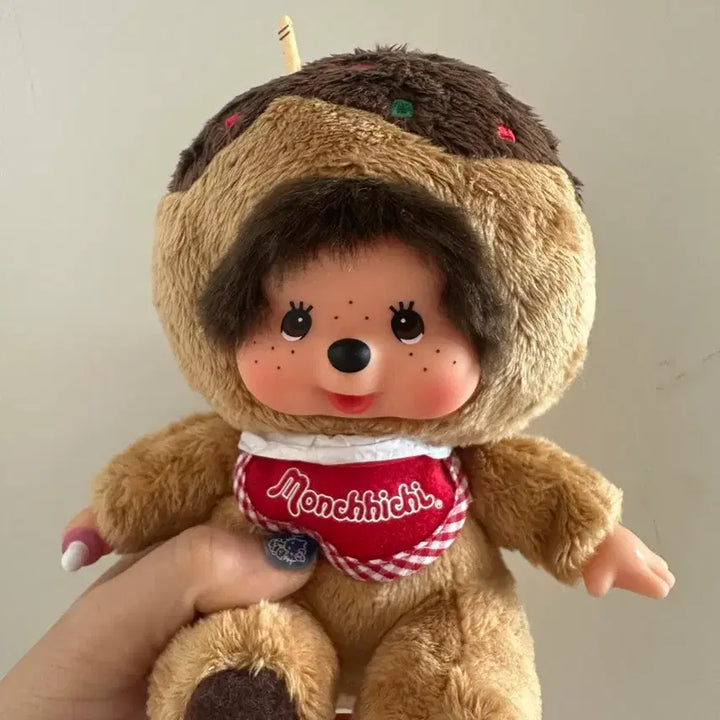 [BUNJANG] Sekiguchi Monchhichi Takoyaki Plush / 세키구치 몬치치 정품 타코야끼 인형