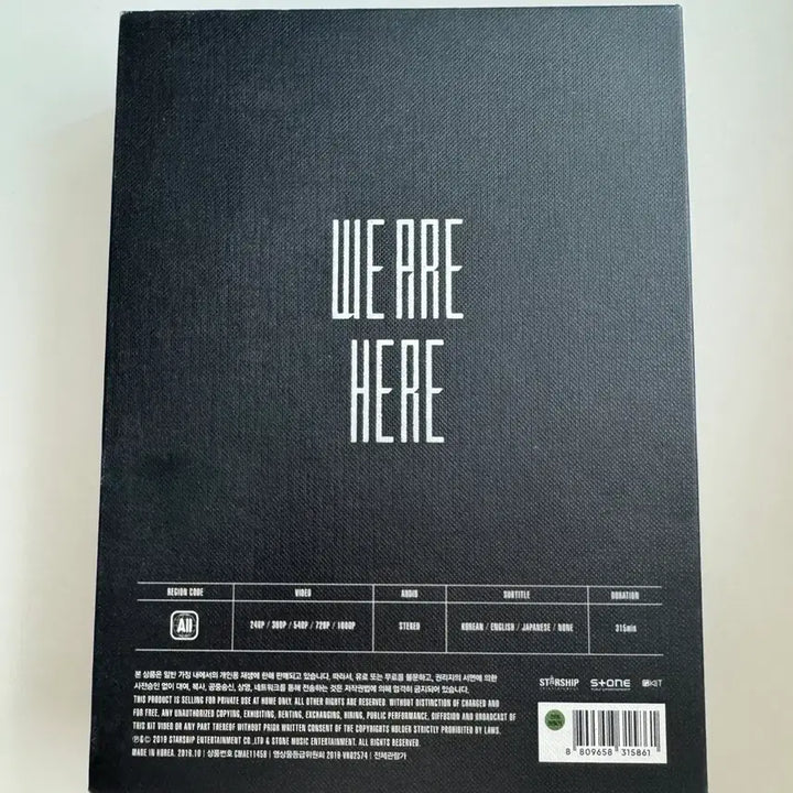 [BUNJANG] MONSTA X 2019 World Tour WE ARE HERE Kit / 몬스타엑스 2019 월드 투어 WE ARE HERE 키트
