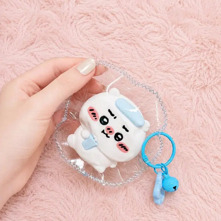 [BUNJANG] Chiikawa Handmade Squishy Figure (Hachiware, Usagi, Nodokuma) / 치이카와 평행세계 수제 말랑이 희귀 말랑이 먼작귀 하치와레 우사기 농담곰 피규어