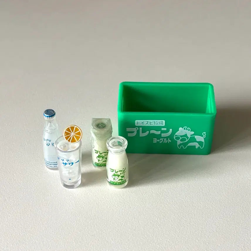 [BUNJANG] Retro Drink &amp; Milk Bottle Miniature Gacha Set / 레트로 음료&amp;우유병 미니어처 가챠