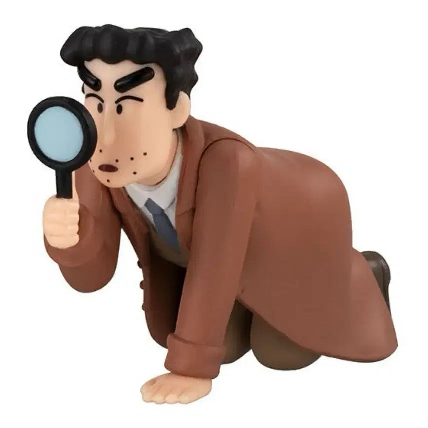 [BUNJANG] Crayon Shin-chan Detective Gacha Figures - Hiroshi Nohara &amp; Nene Sakurada Bundle Set / 짱구는못말려 탐정 가챠 신형만 짱구아빠 유리 일괄