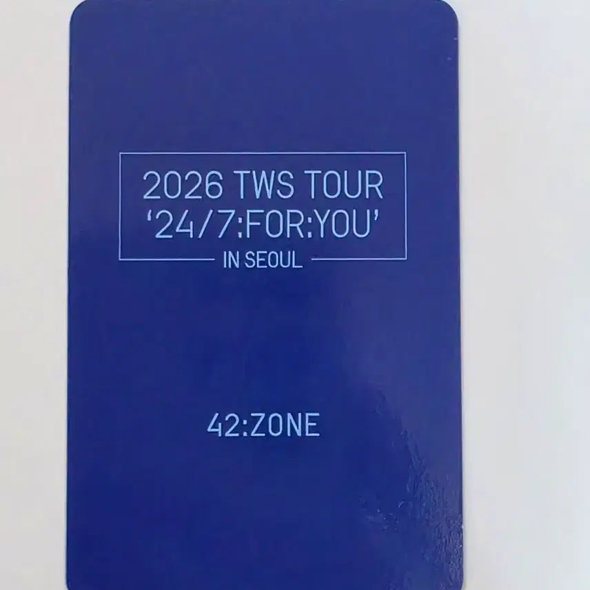 [BUNJANG] TWS Jihoon 42-Zone Photocard / 투어스 지훈 42존포카